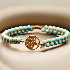 Tree of Life Turquoise Bracelet