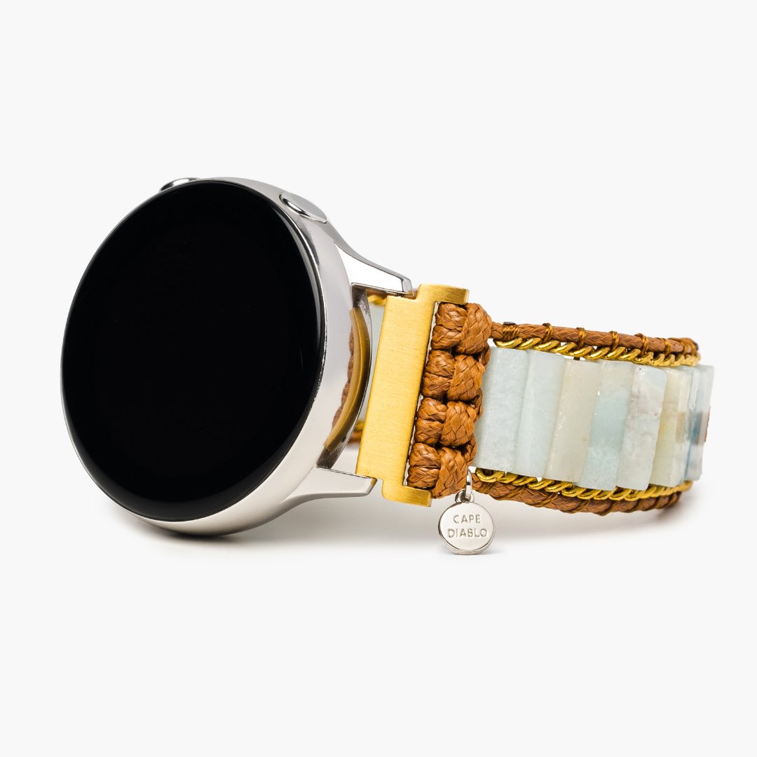 Amazonite Protection Samsung Galaxy Watch Strap - Cape Diablo